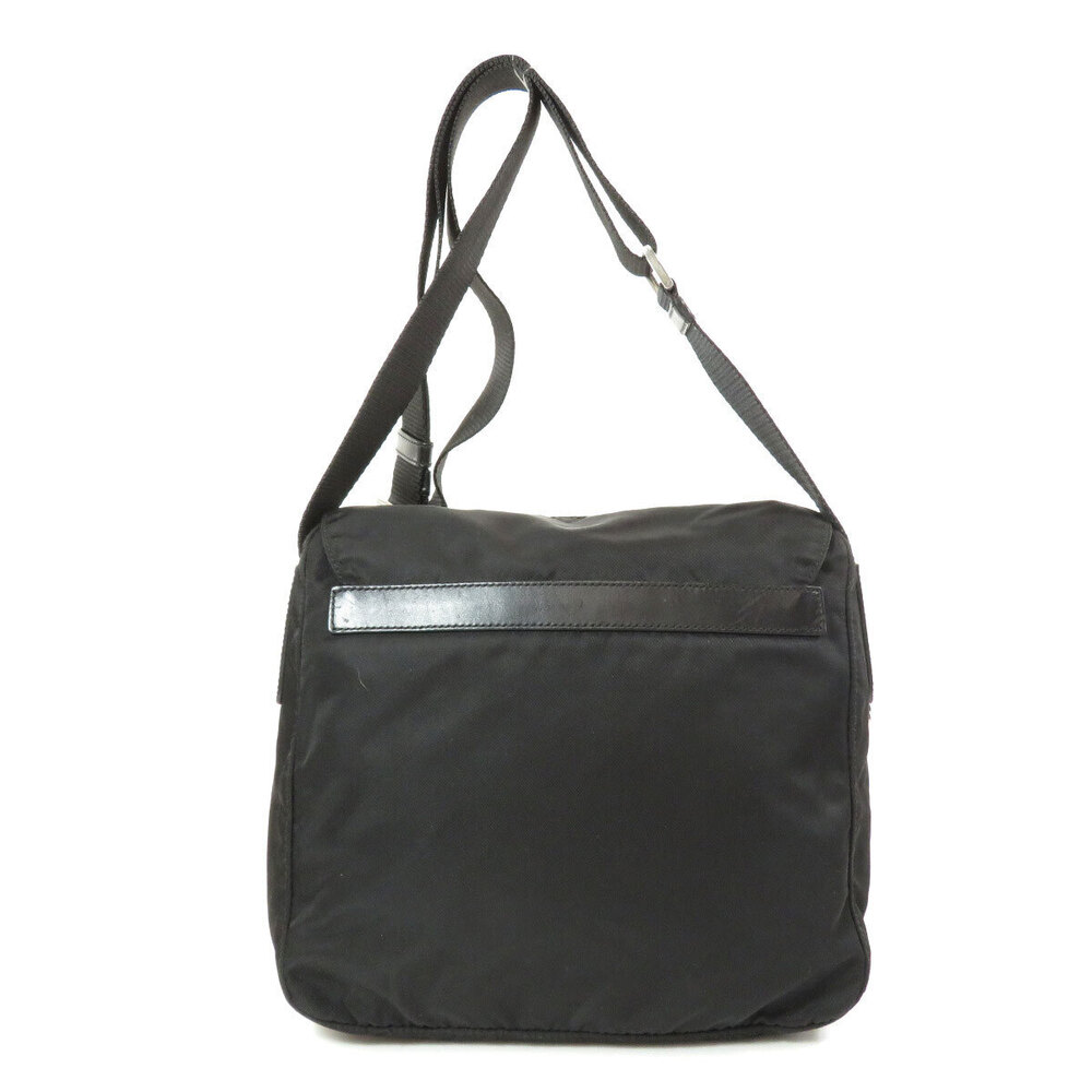 Prada Shoulder Crossbody bag logo Black plate
